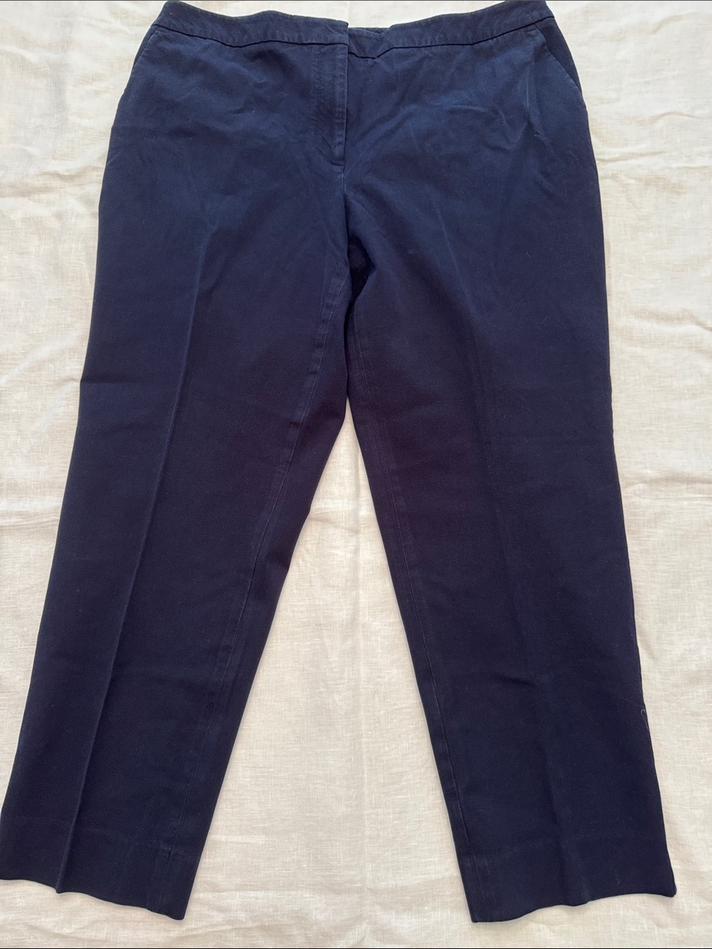 Talbots Hampshire Ankle Curvy Navy Pants